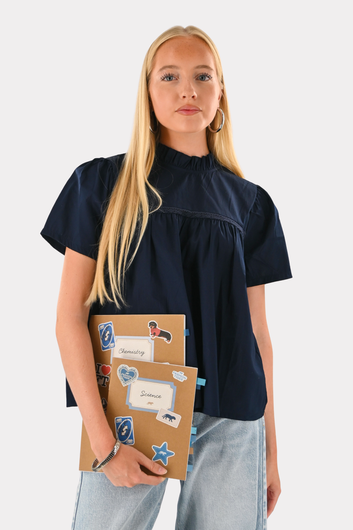 Serena blouse - navy