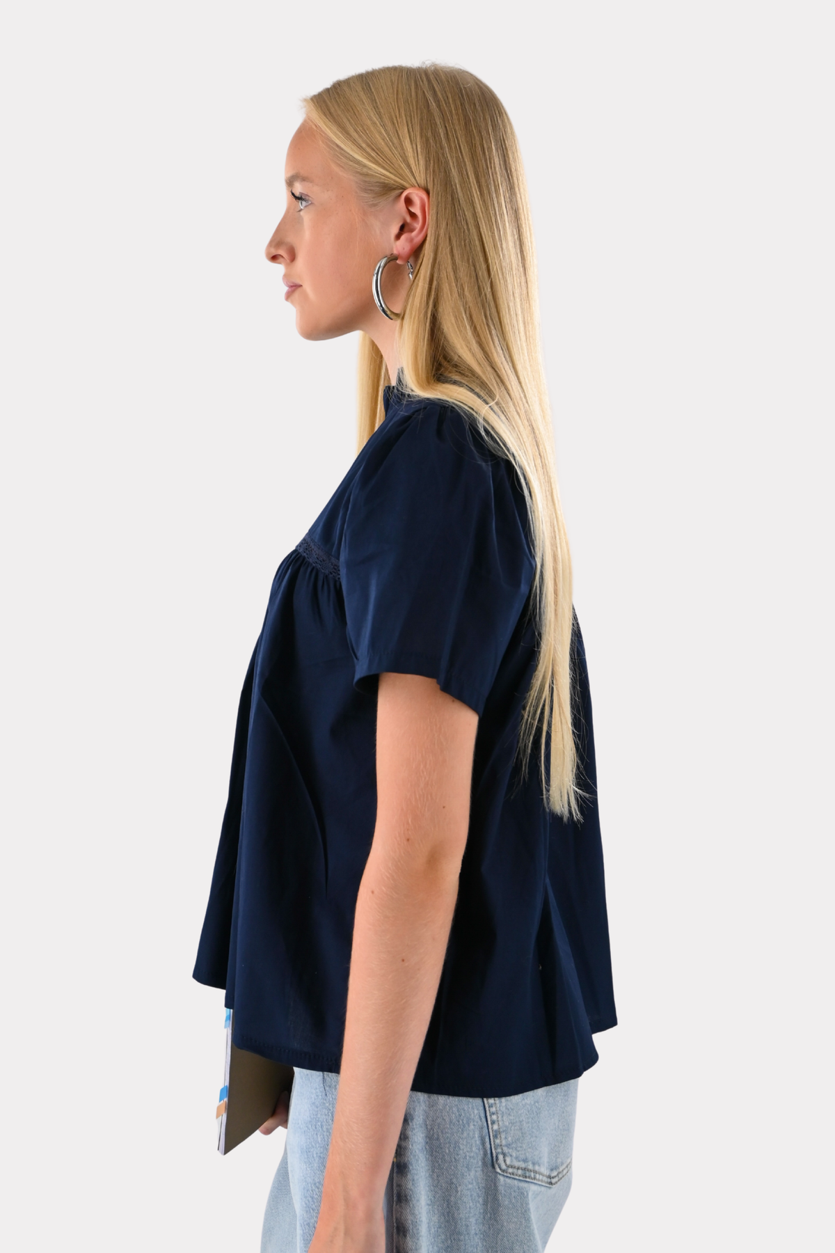 Serena-Bluse - Marineblau
