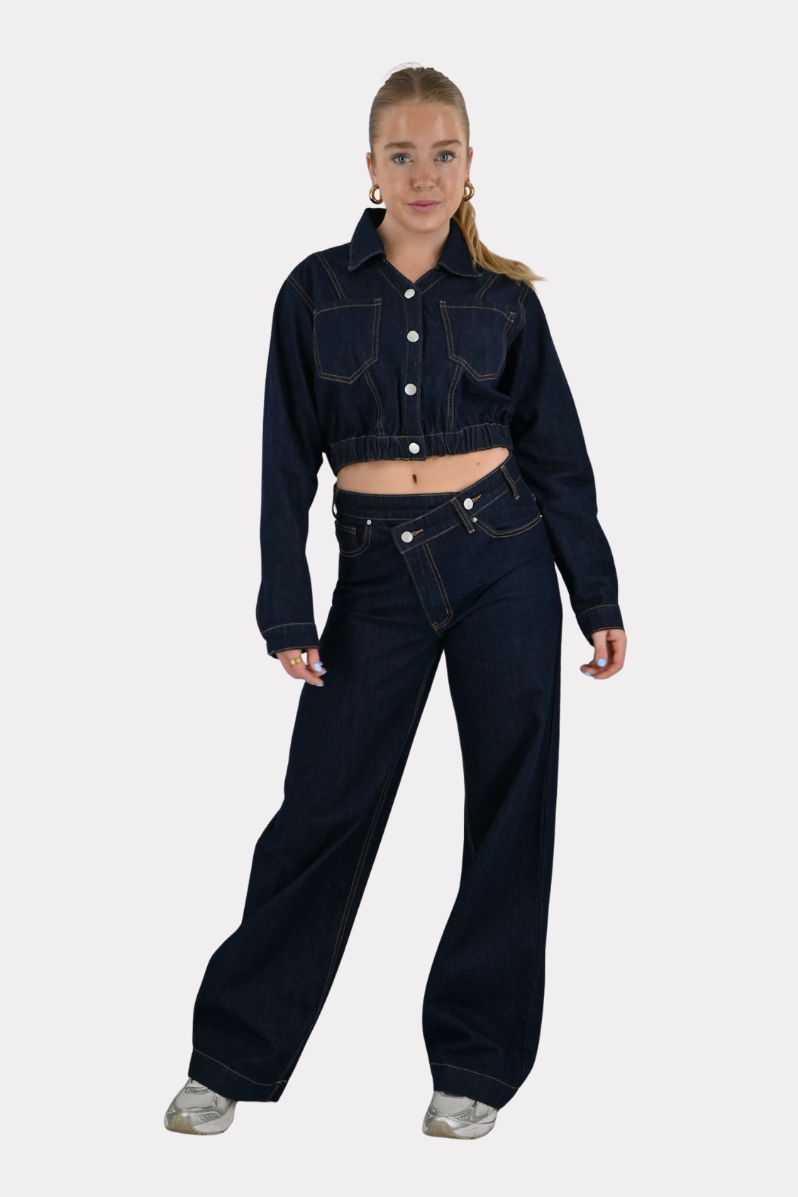 Jente-dark-denim-top-blue-fashiontiger-1