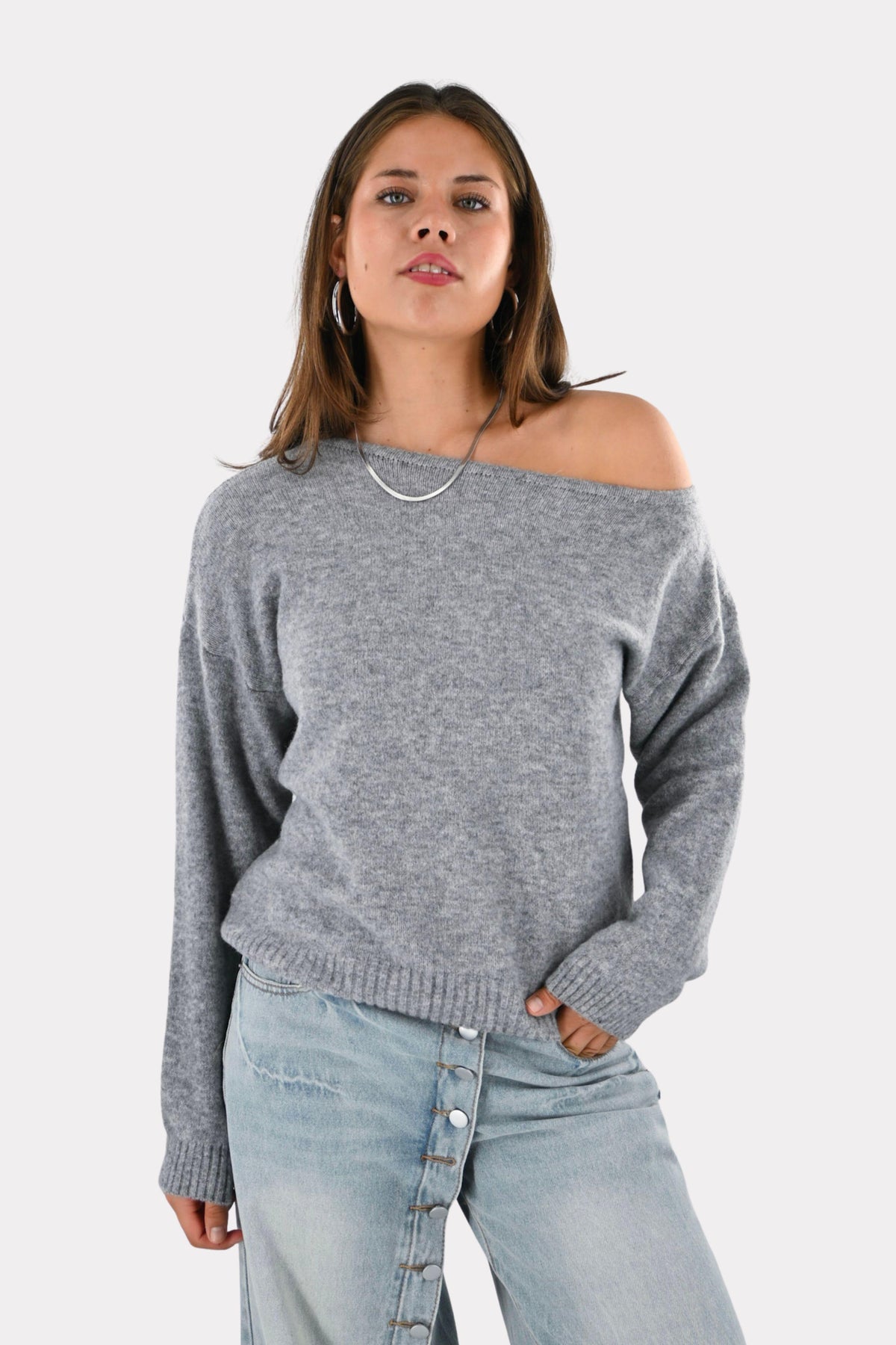 Wings knit - grijs