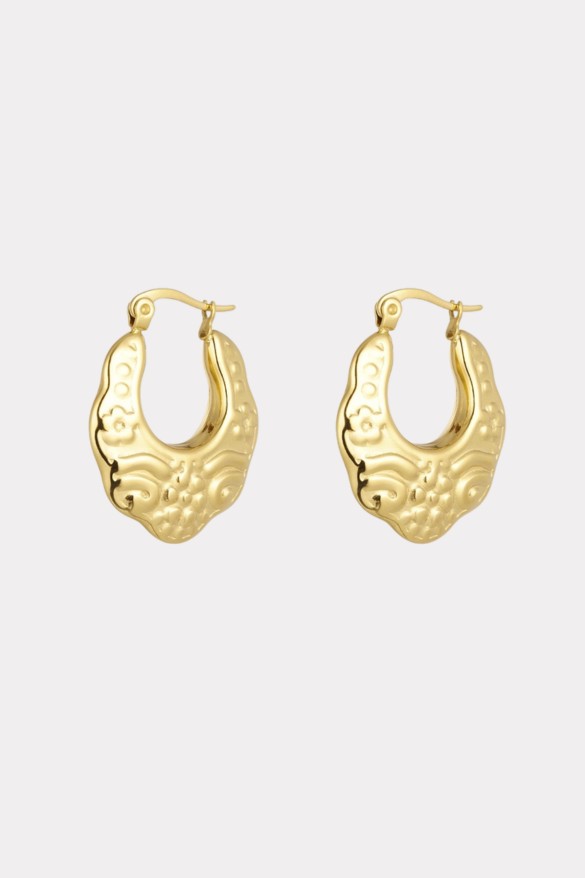 India earrings - gold