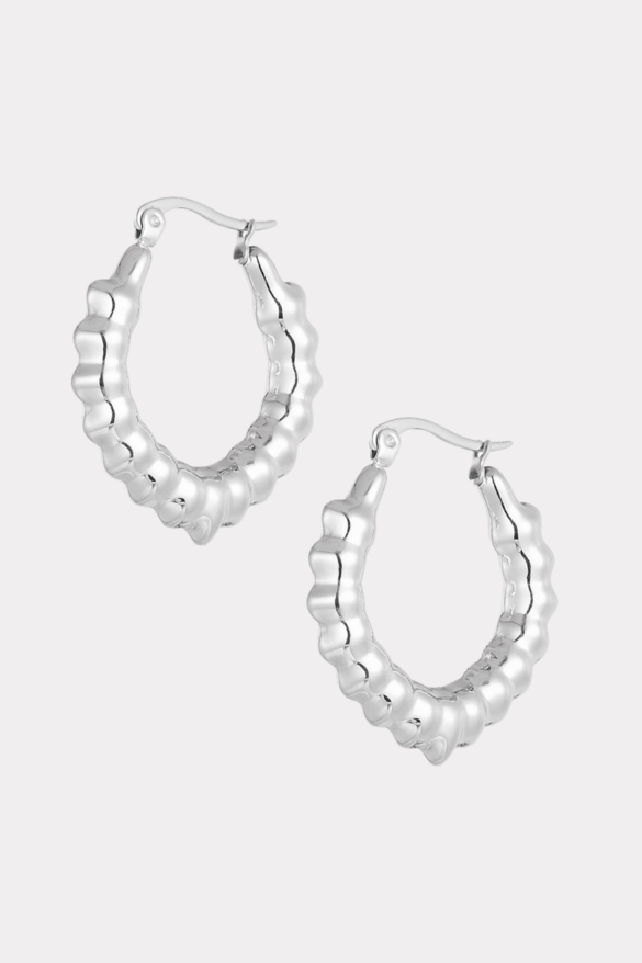 Delhi earrings - silver