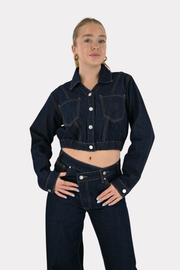 Jente-dark-denim-top-blue-fashiontiger