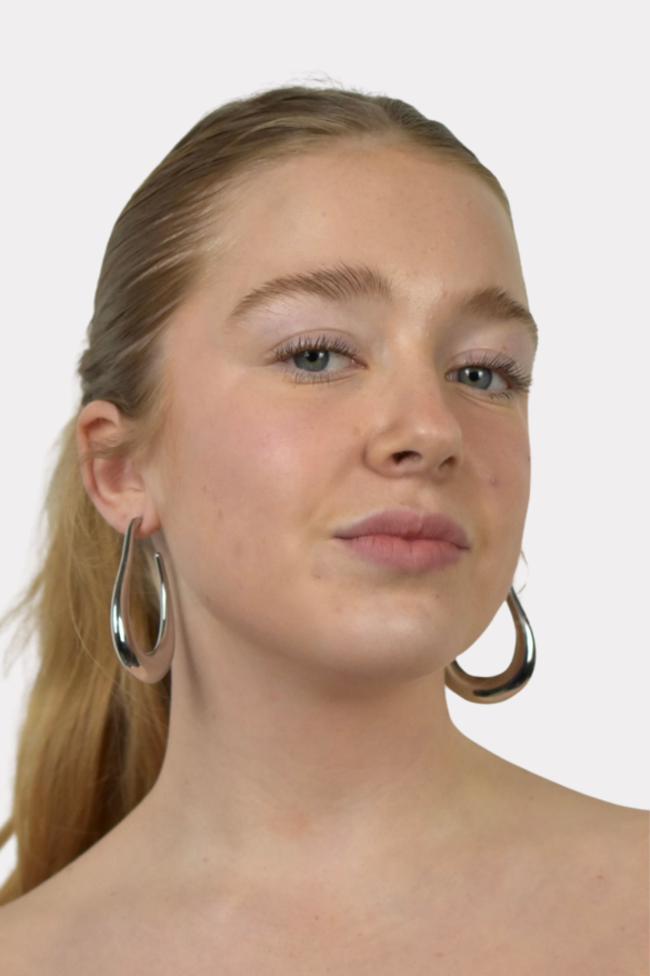 Droopy earrings - zilver