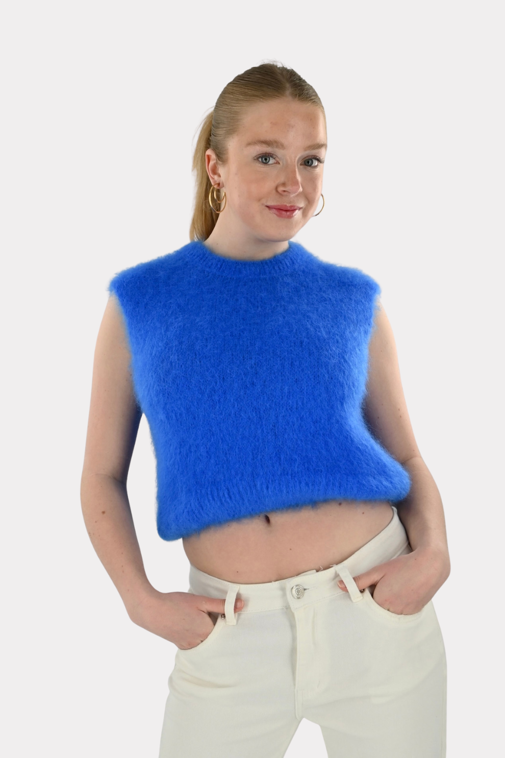 Soft classic knit  - cobalt