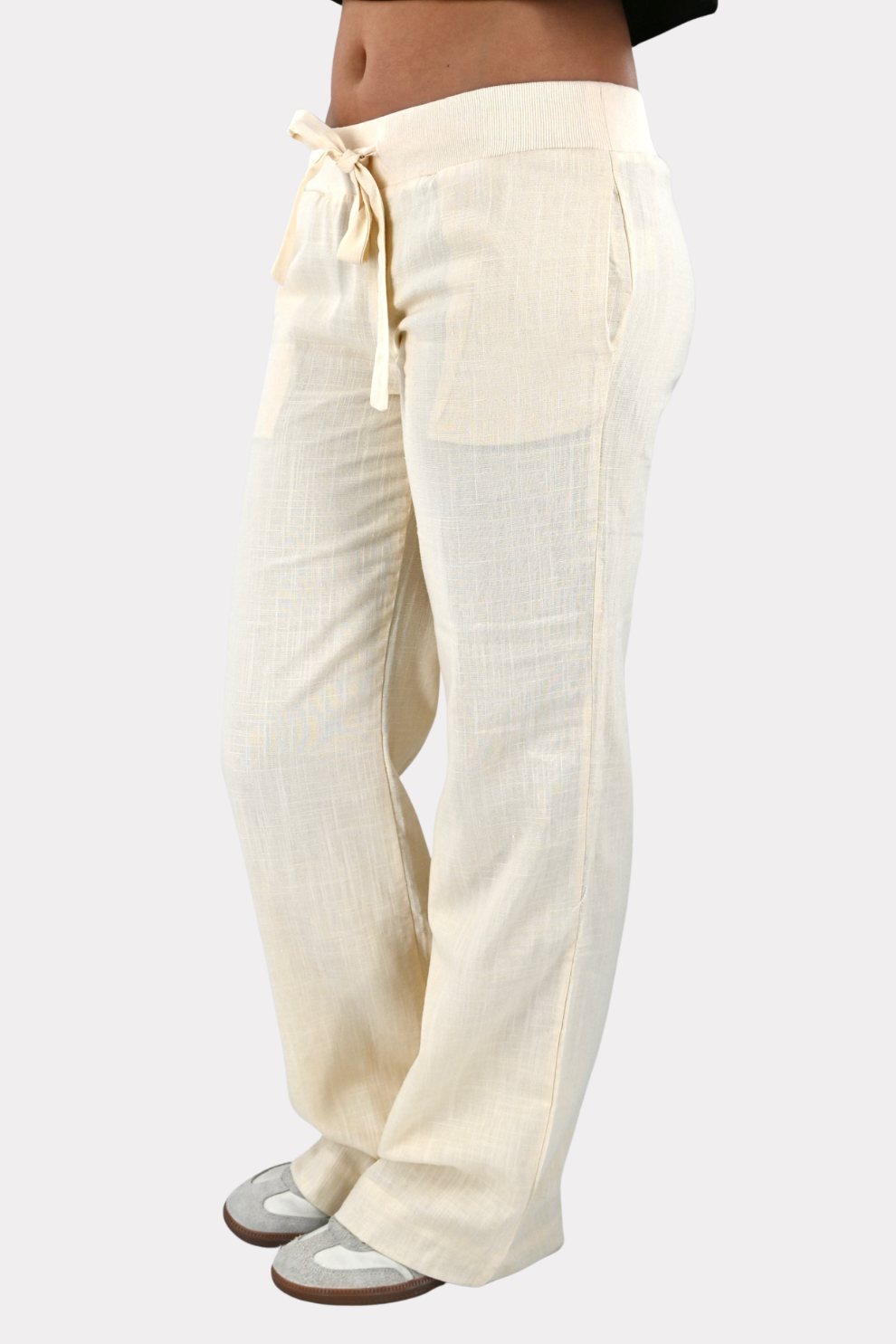 Pantalon Linnen Coast - beige