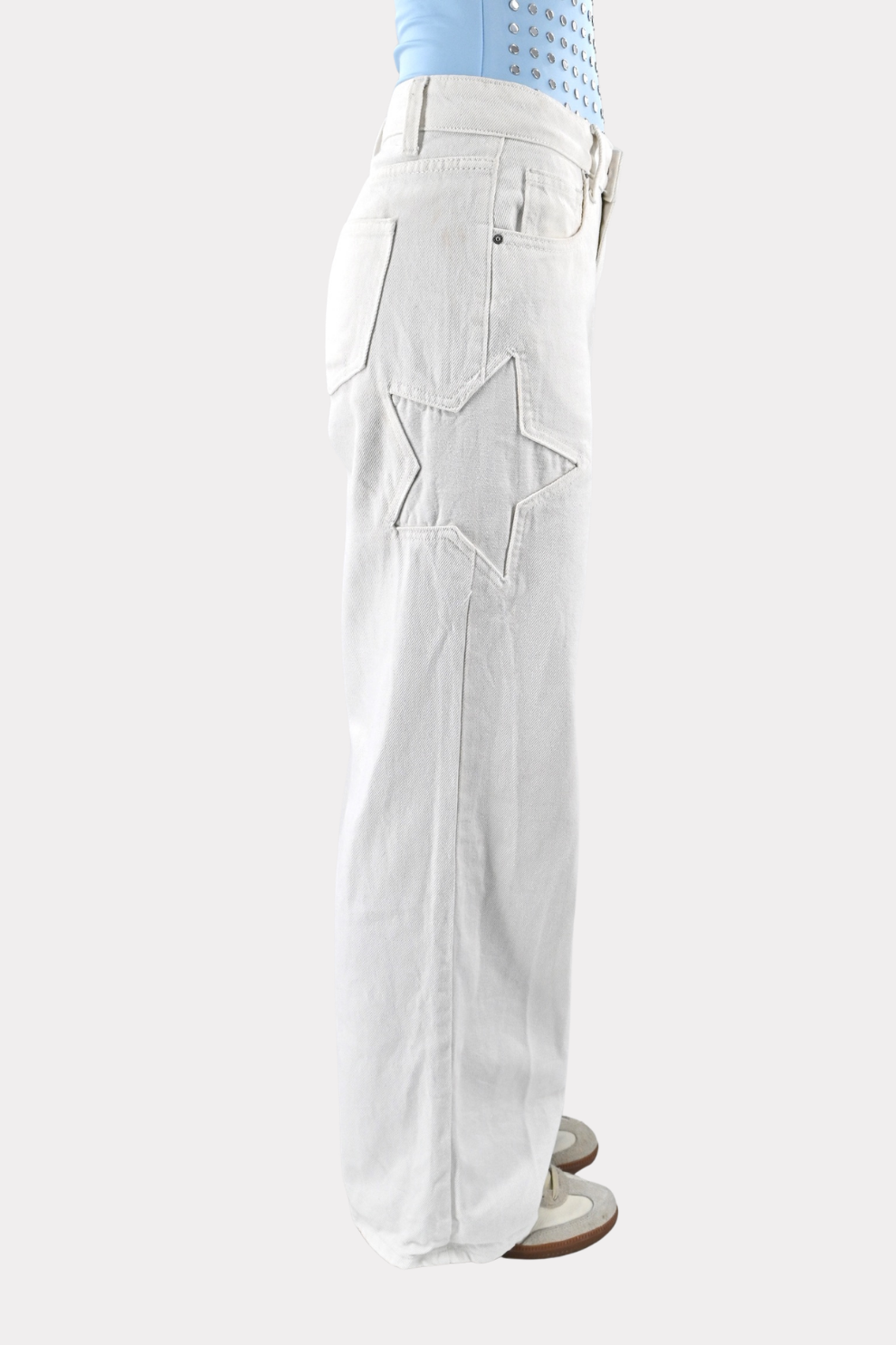 Star of the night jeans - wit