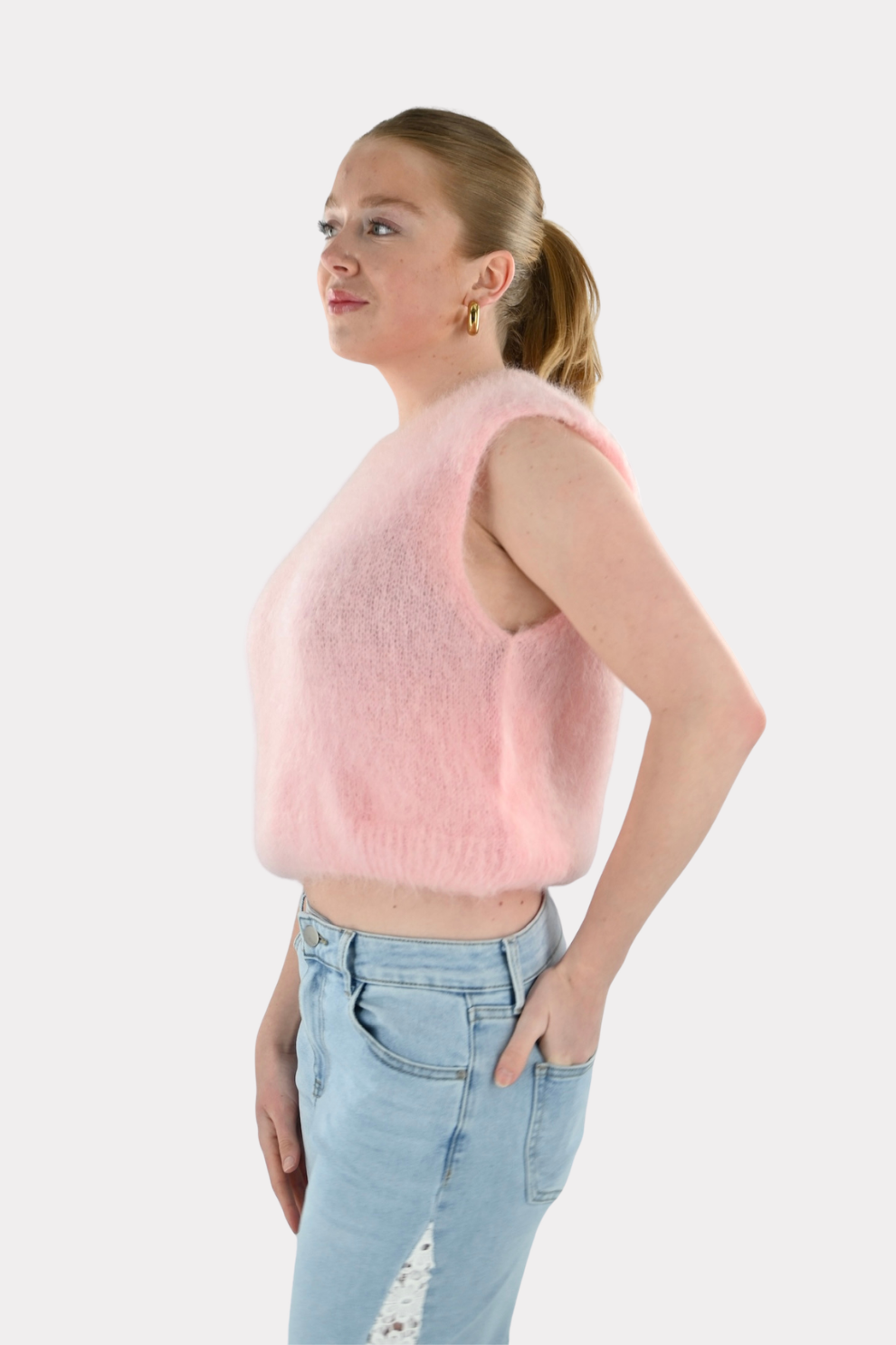 Soft classic knit  - licht roze