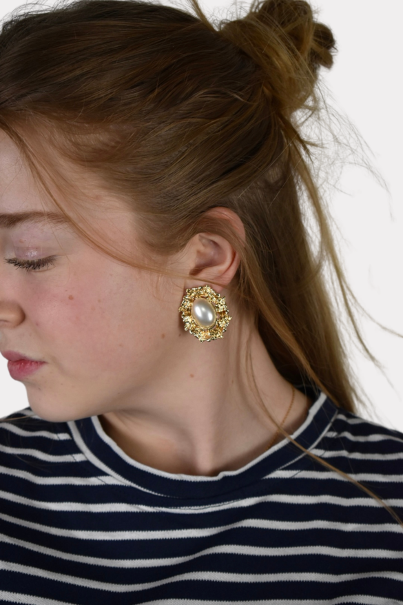 Vintage earrings - gold