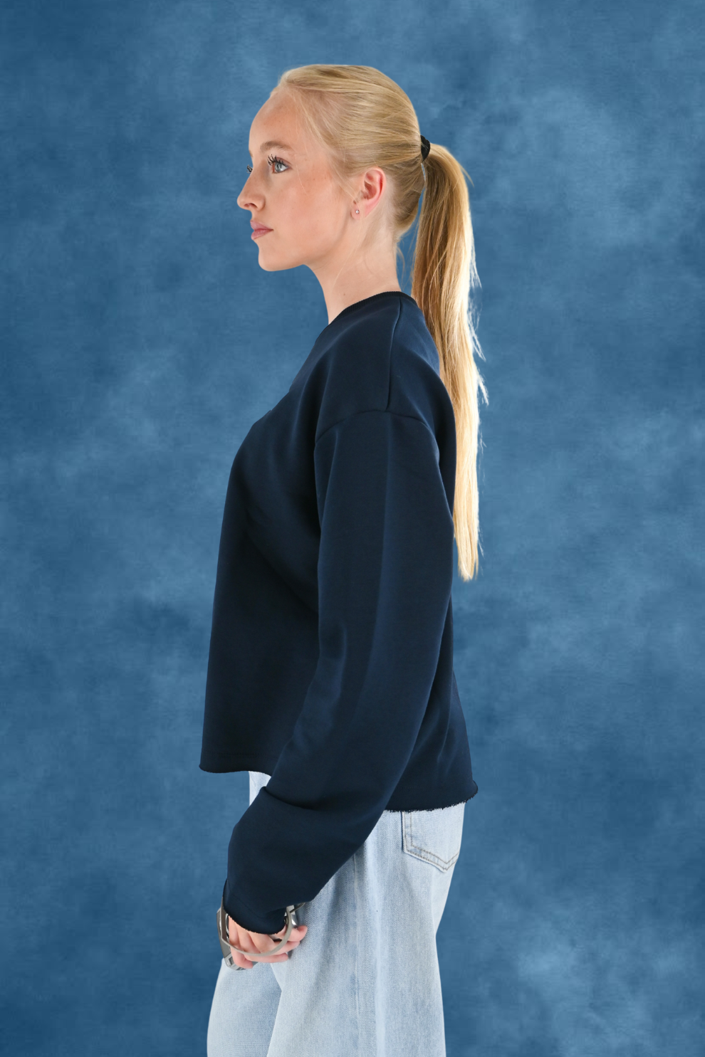 College top - navy