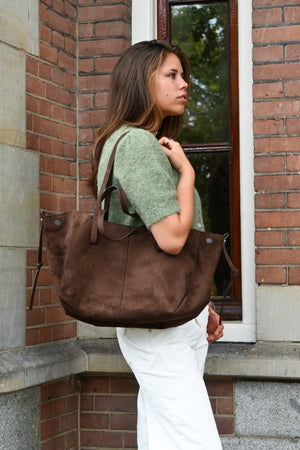 Signature bag - dark brown