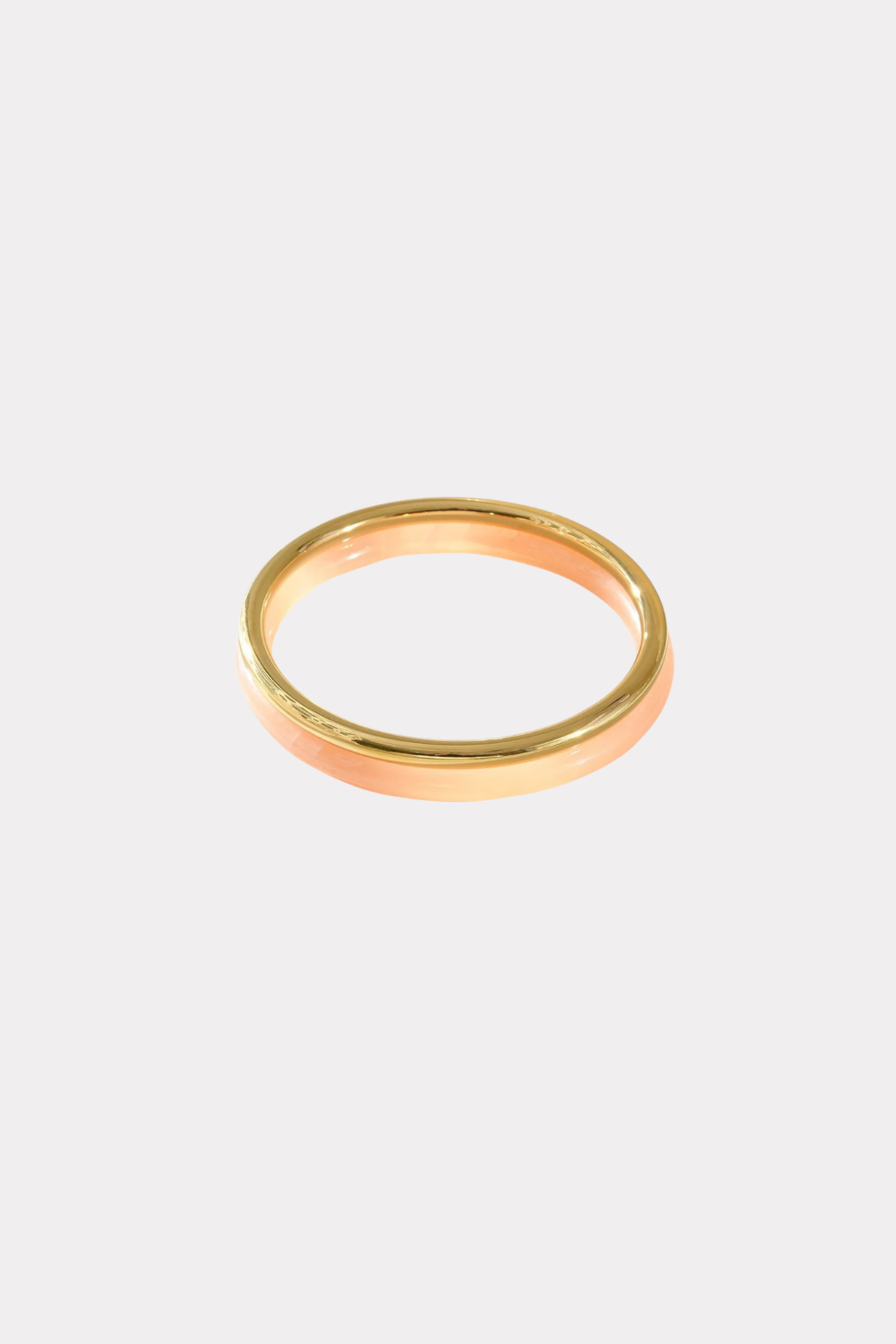 Armband mit Farbakzent - Gold/Koralle