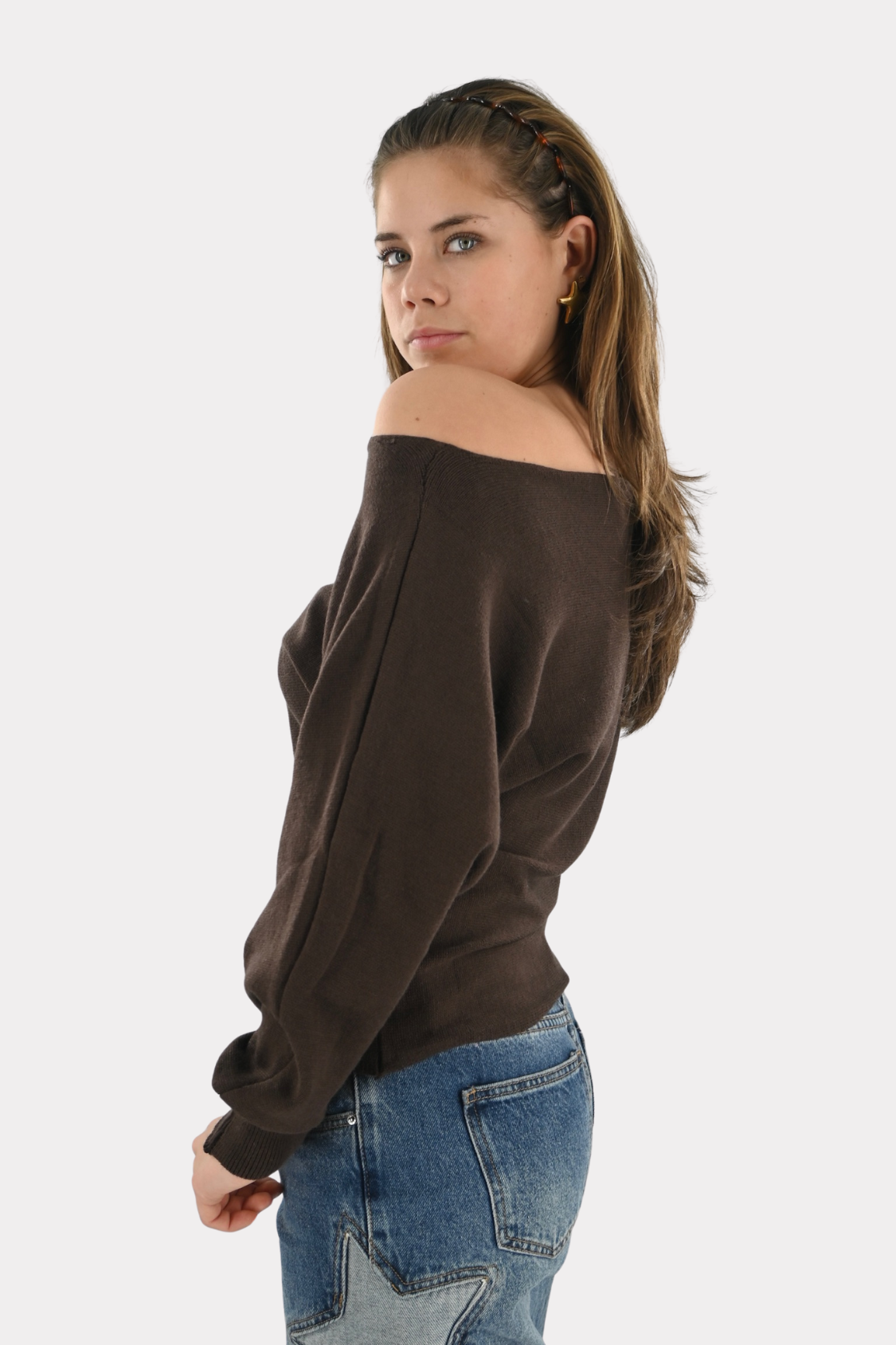 Menthe-off-shoulder-knit-brown-fashiontiger