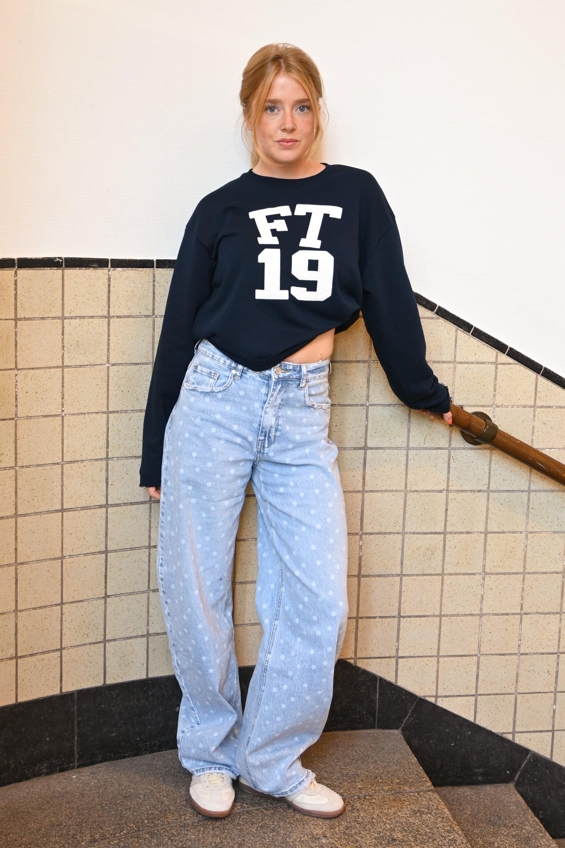 Jeans Dottie - bleu