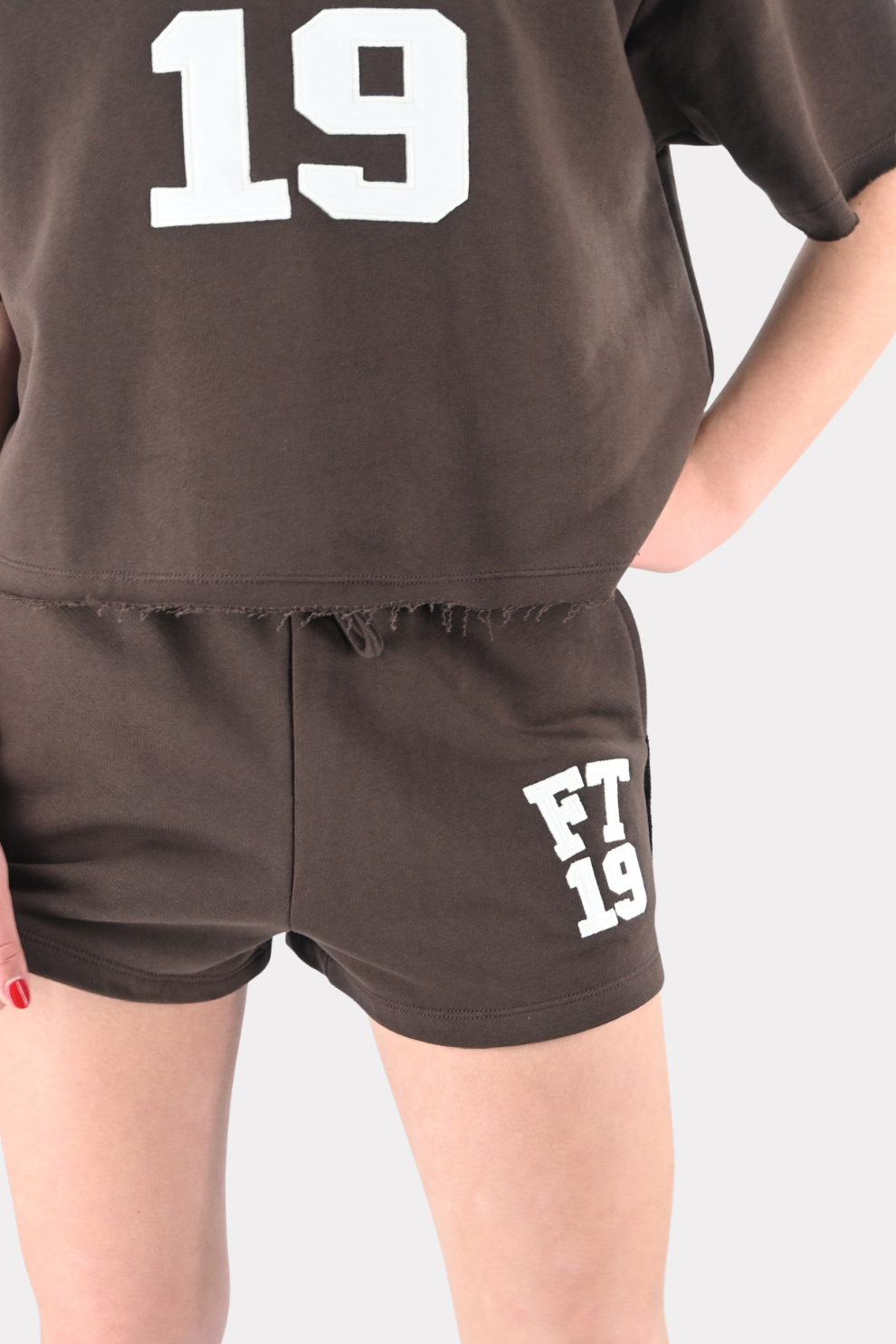 Short collège - marron