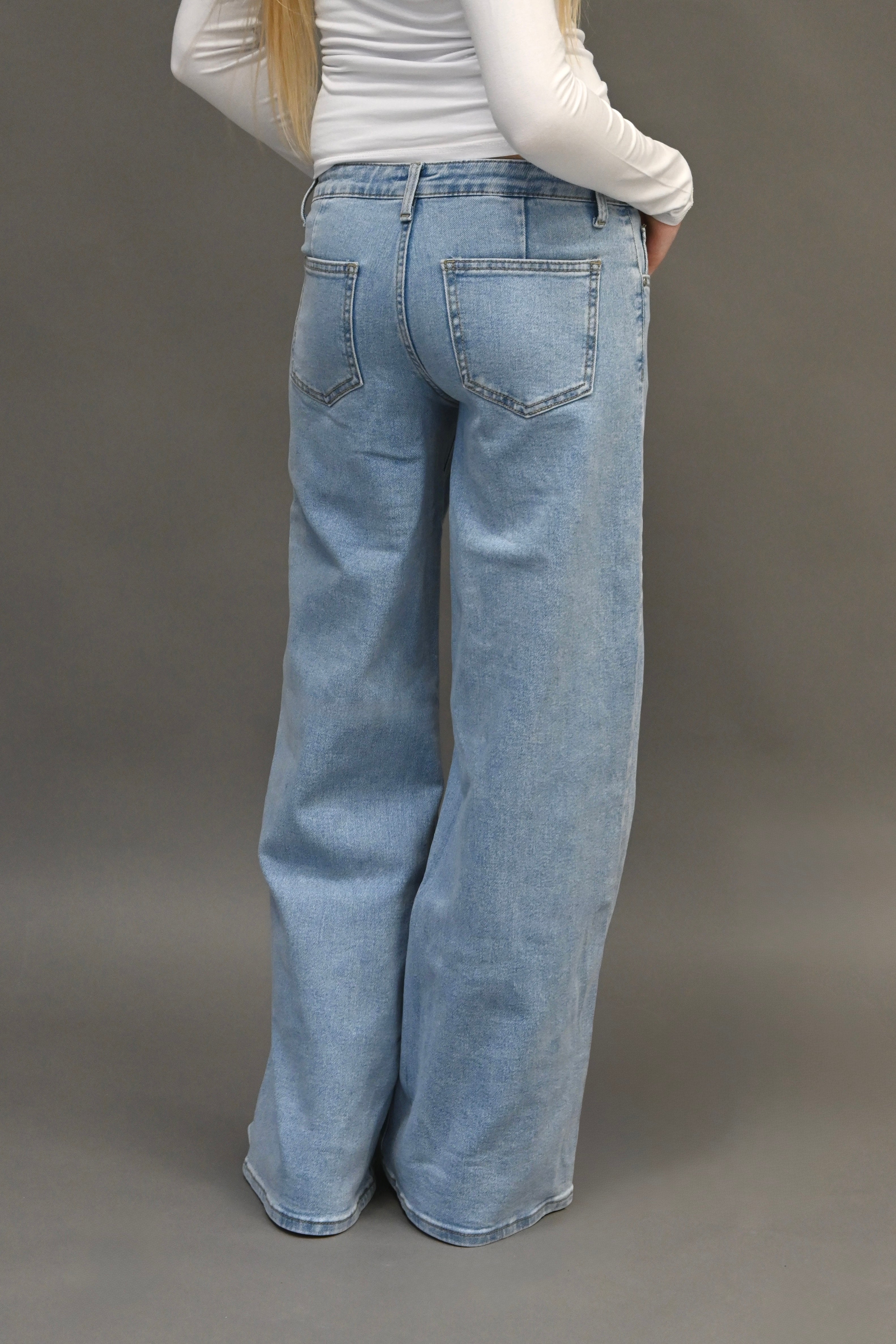 Everyday Low Waist Jeans - blau