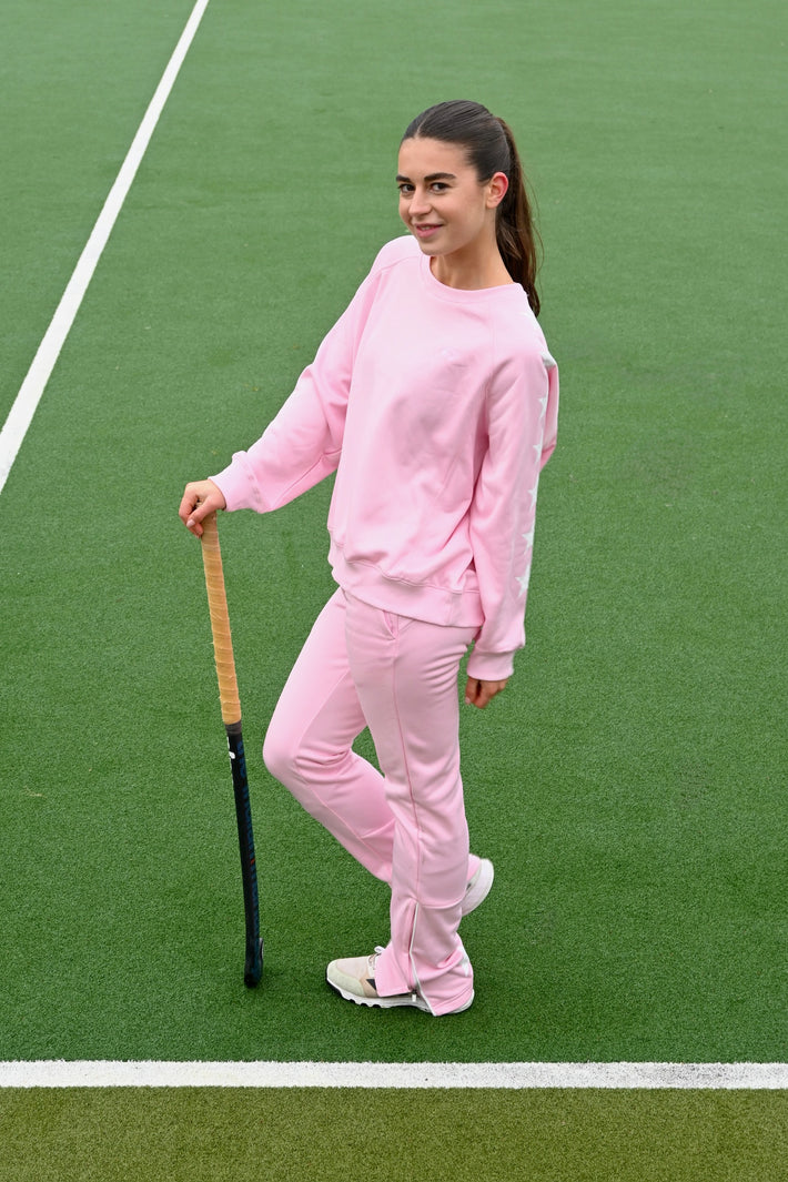 Trainings tiger pants - baby pink