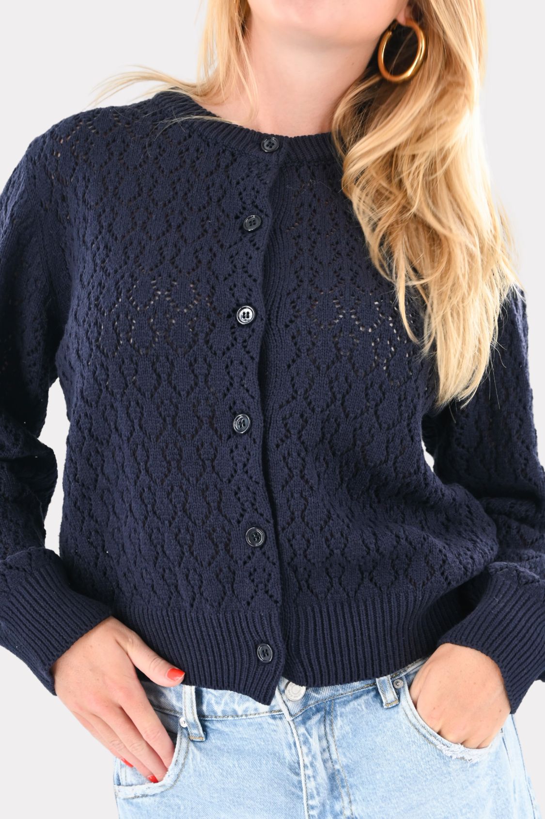 Alison Cardigan - Navyblau