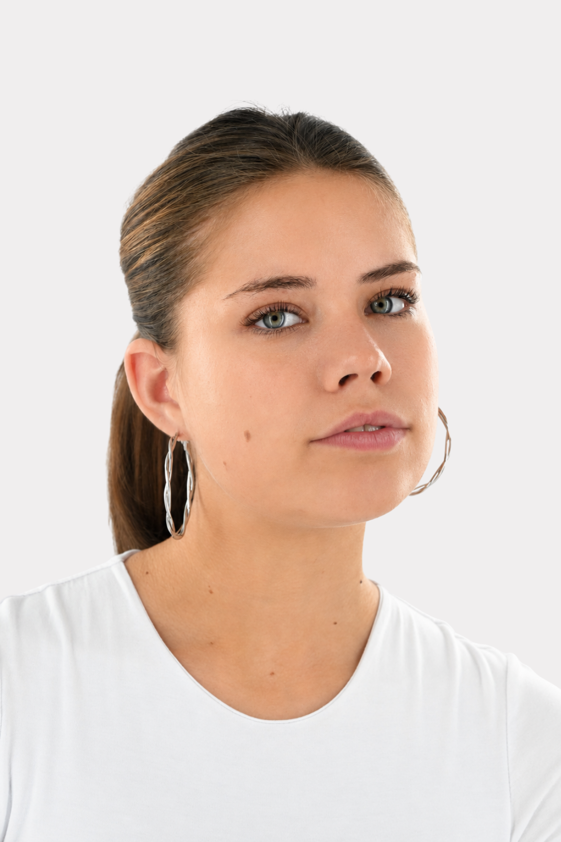 Twisted hoops - zilver