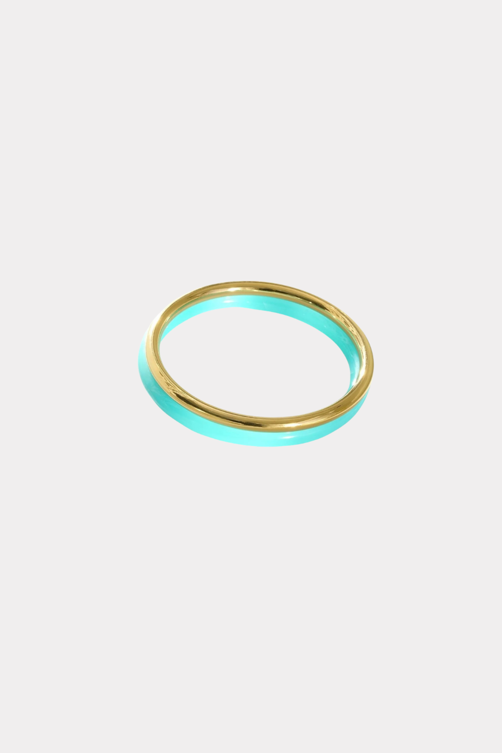 Farbtupfer-Armband - gold/blau
