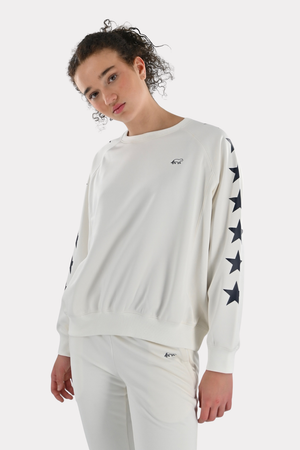 Trainings tiger sweater - wit