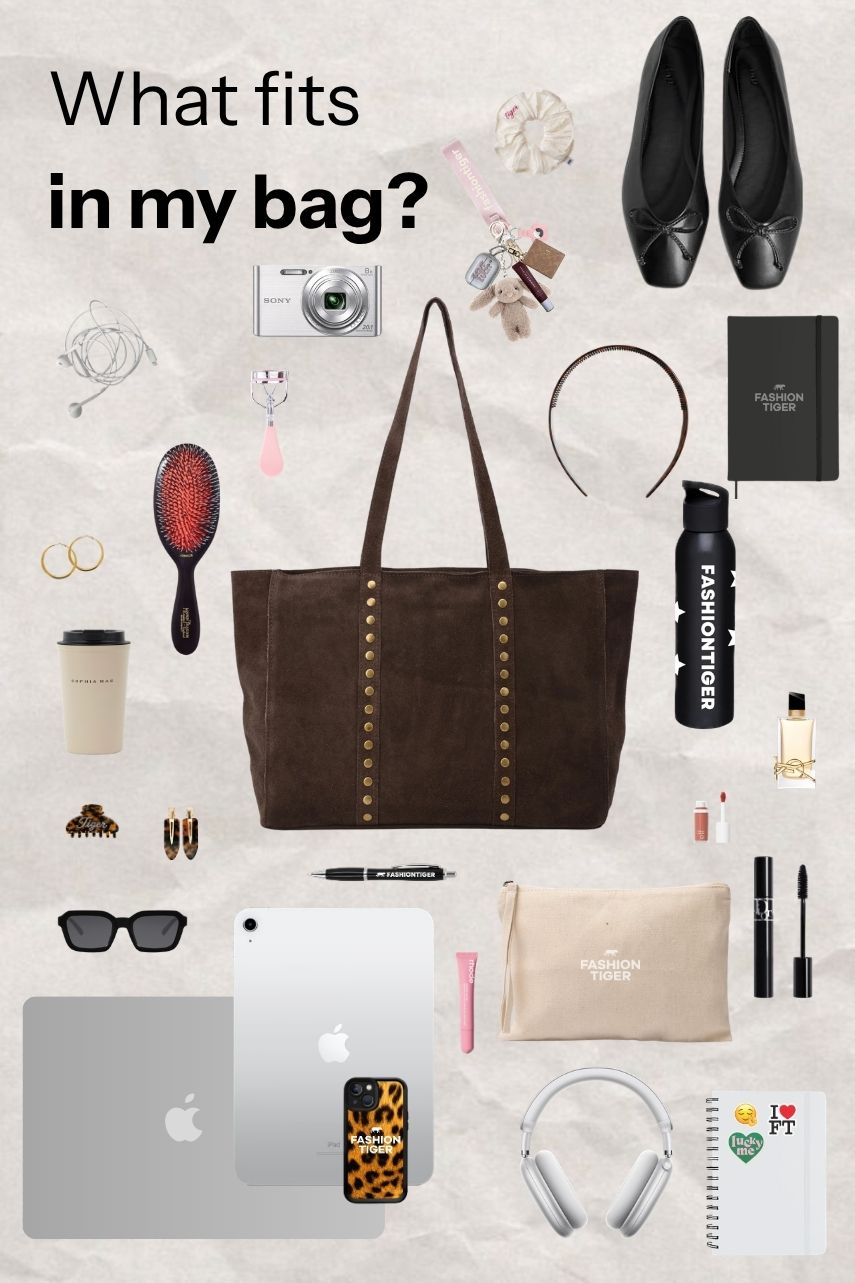 Studs Bag - Dark Brown