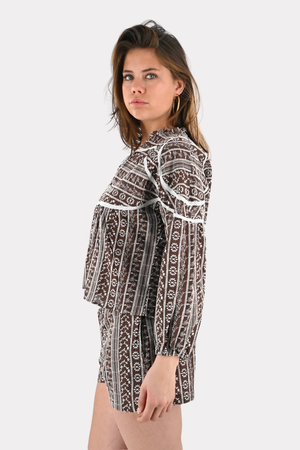 Dune-Bluse - braun