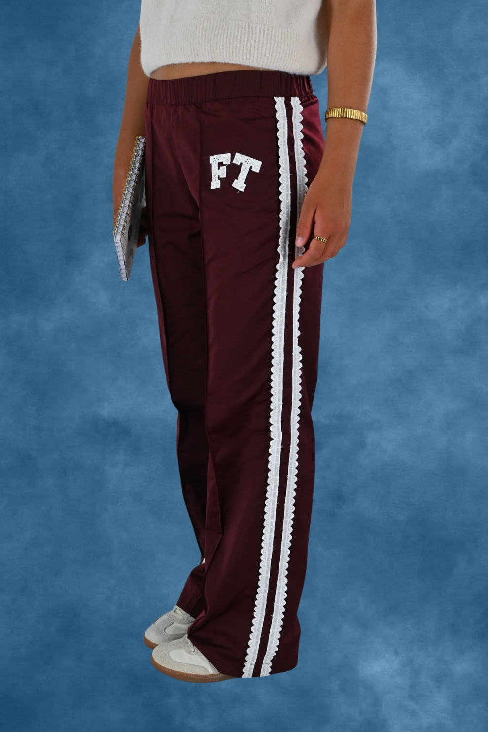 FT Spitzenhose - Bordeaux