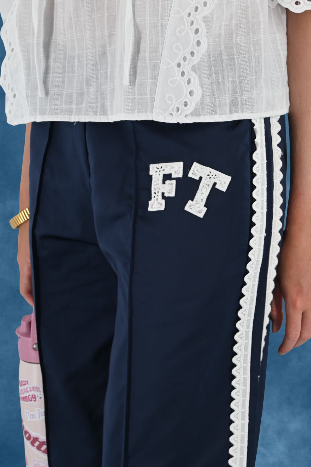 FT-Spitzenhose - Navy