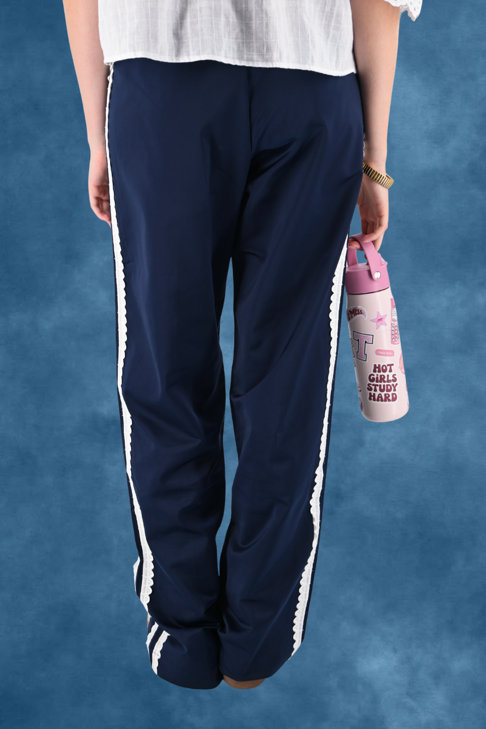 FT-Spitzenhose - Navy
