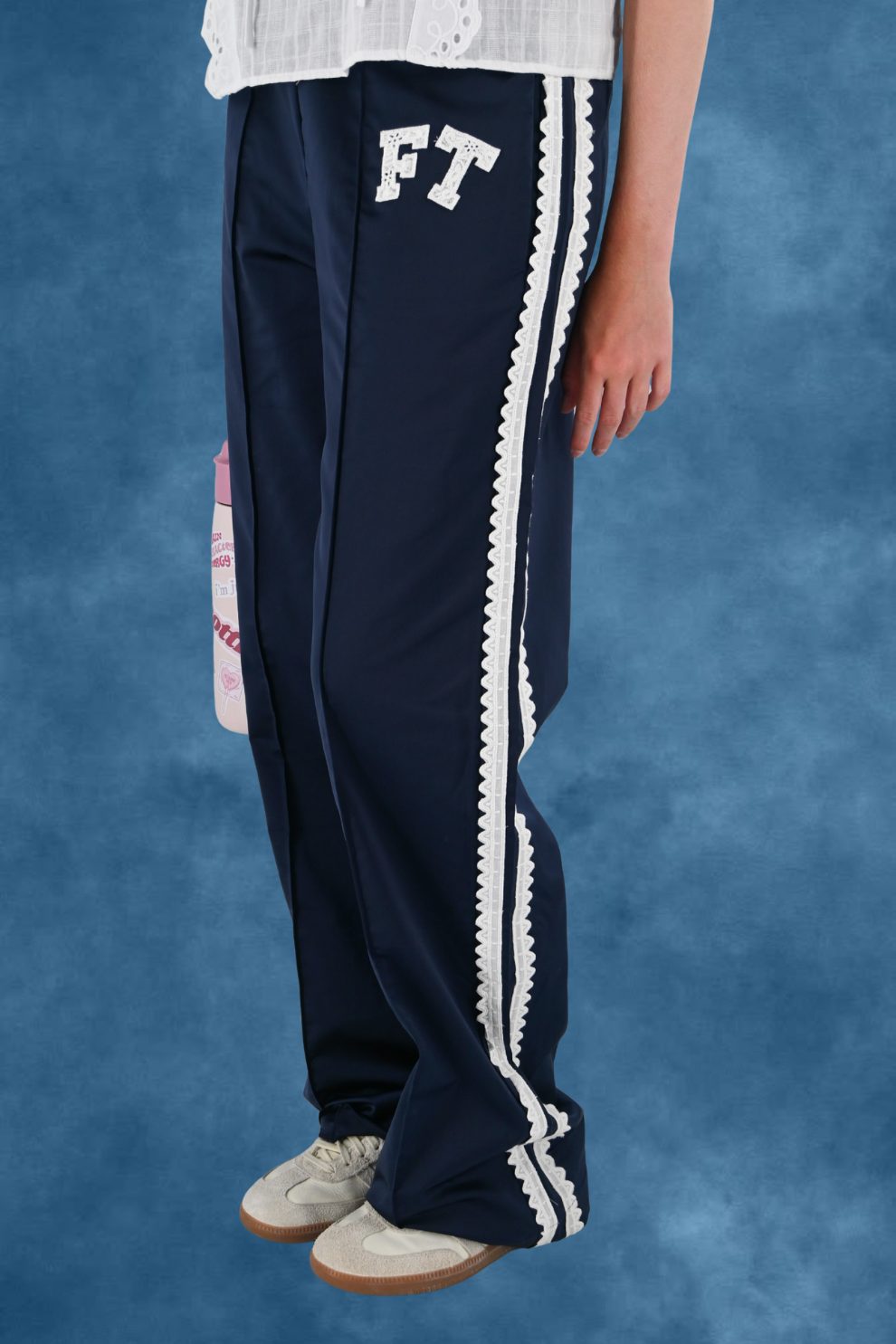 FT-Spitzenhose - Navy