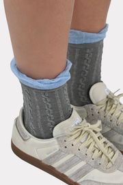 Noa knitted socks - gray