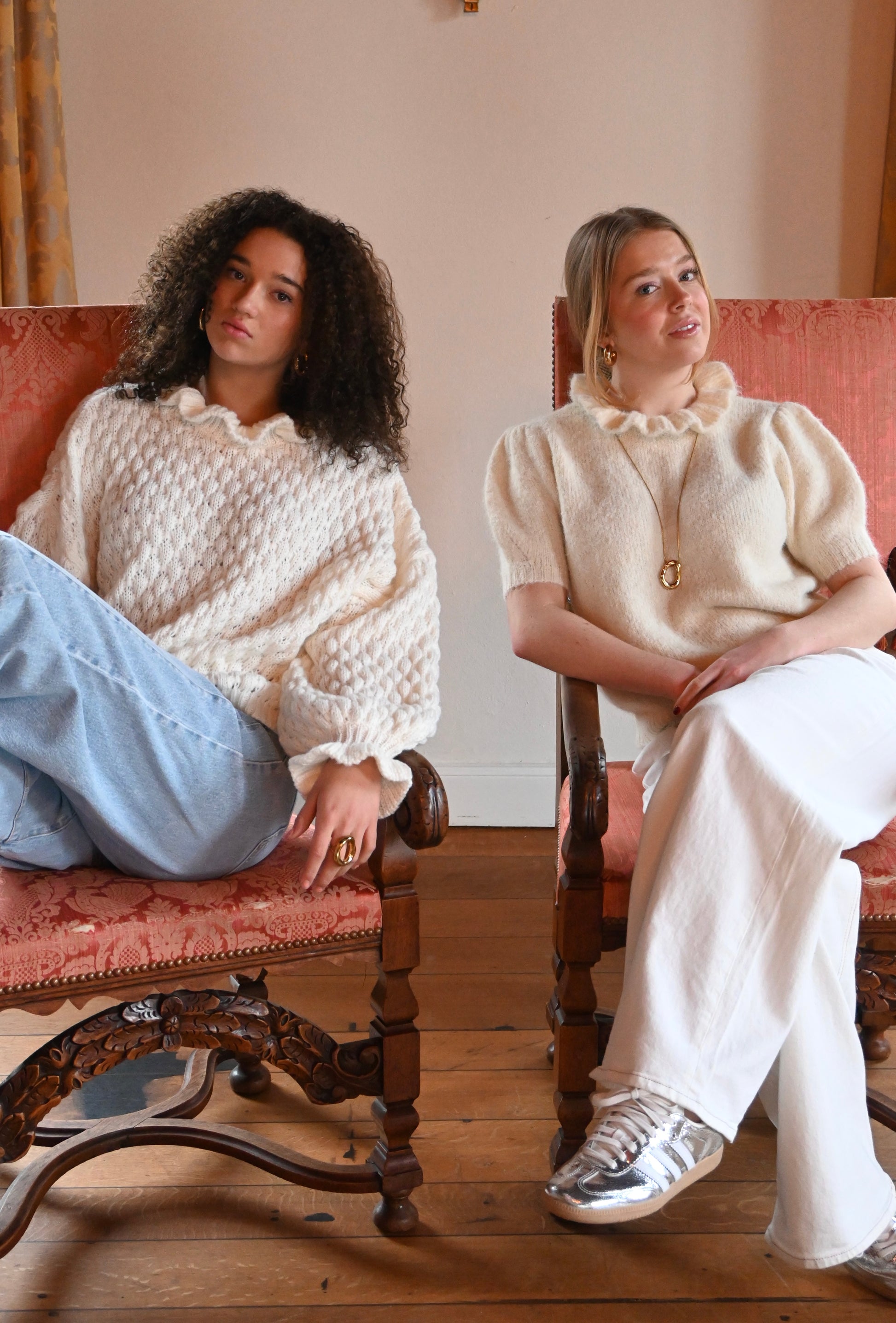 Fluffy mood top - creme