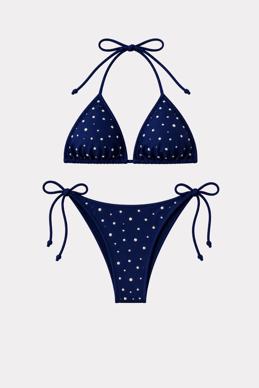 Studded bikini - navy