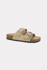Quinty Sandalen mit Nieten - Taupe