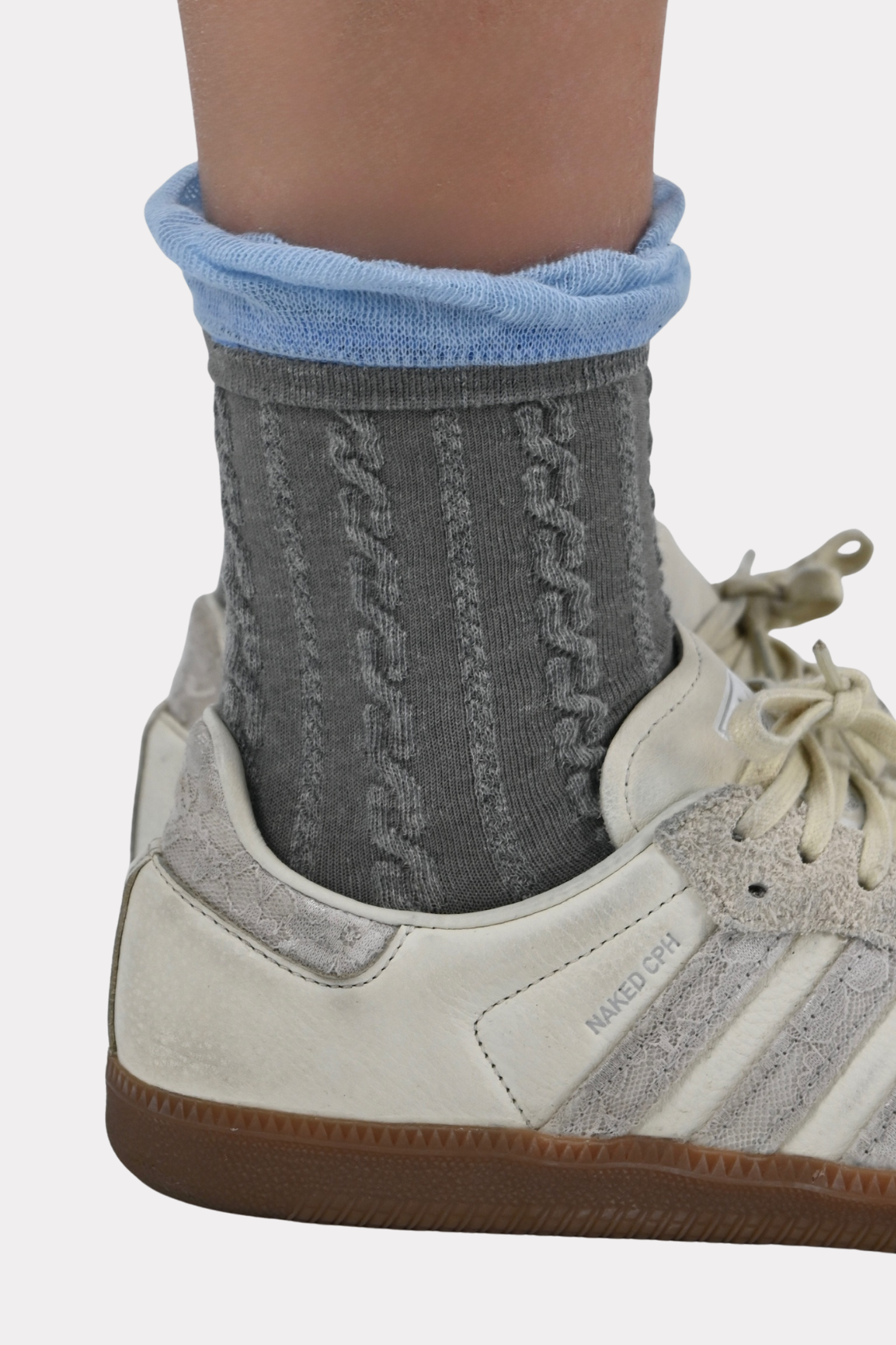Noa knitted socks - gray