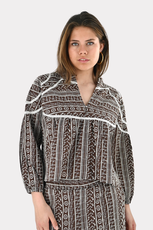 Dune-Bluse - braun