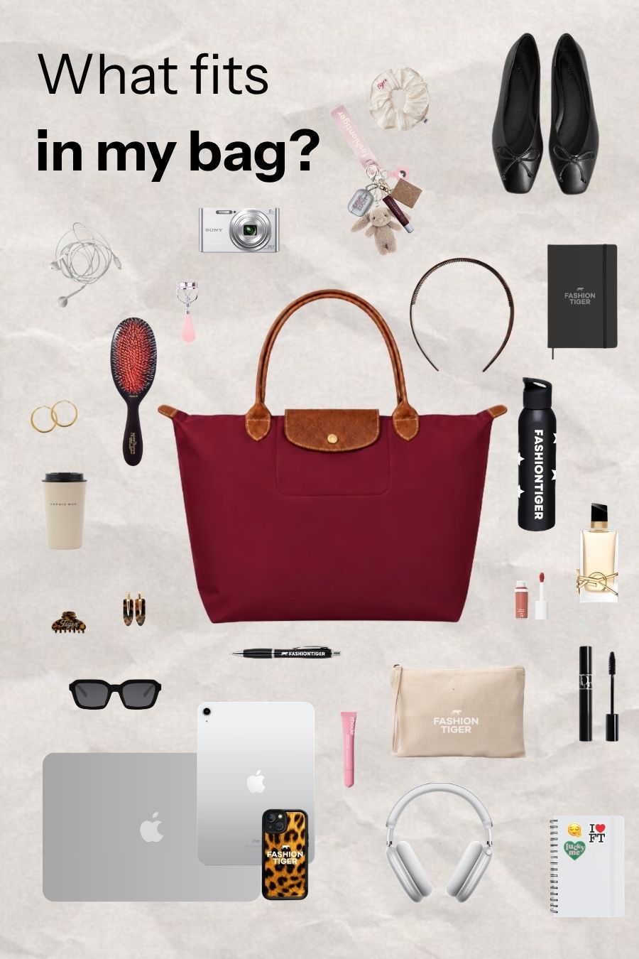 Everyday bag - bordeaux