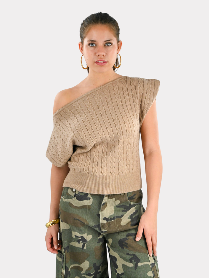 Top Mare - taupe
