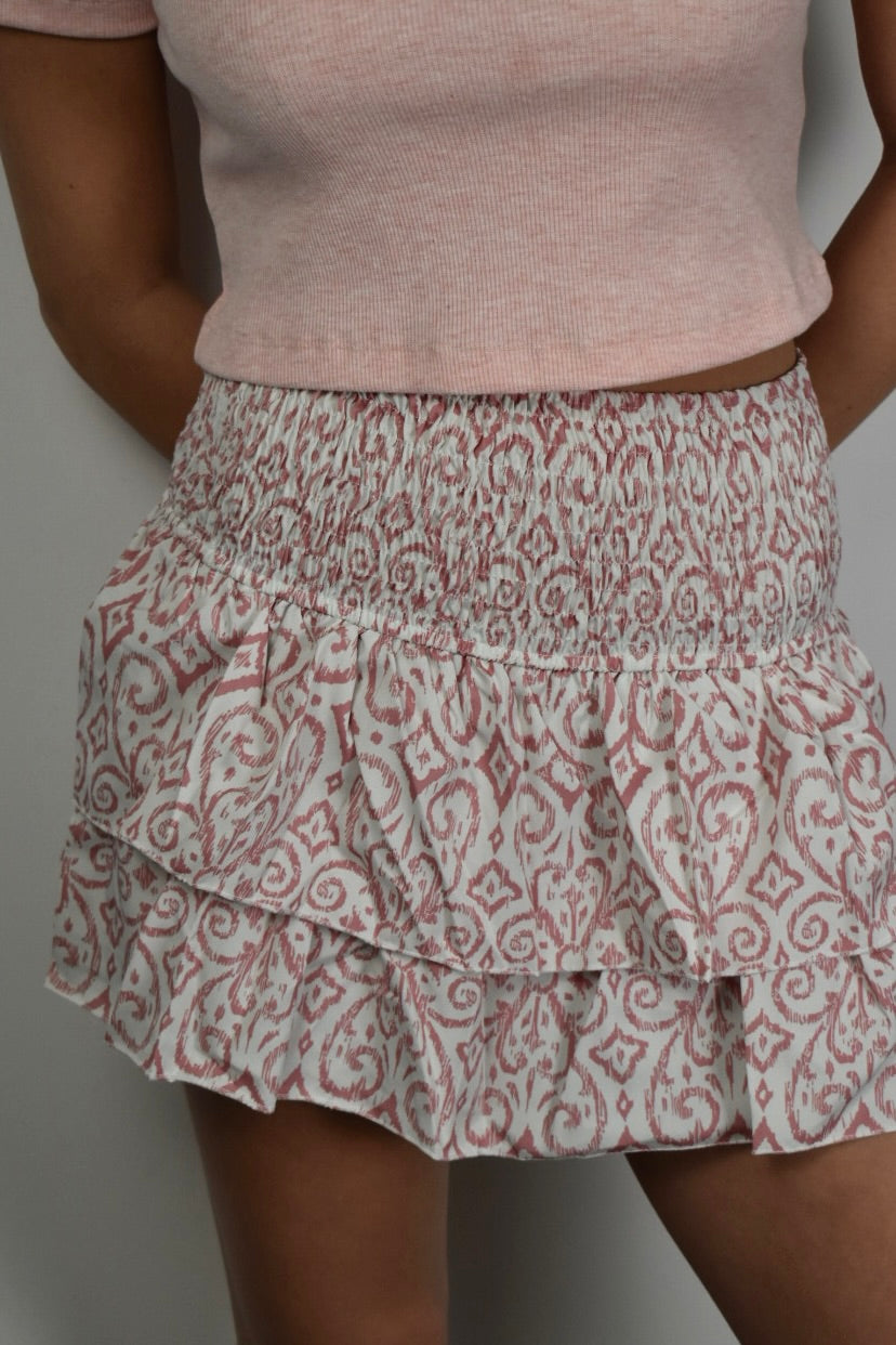 Jupe-short Florence - rose