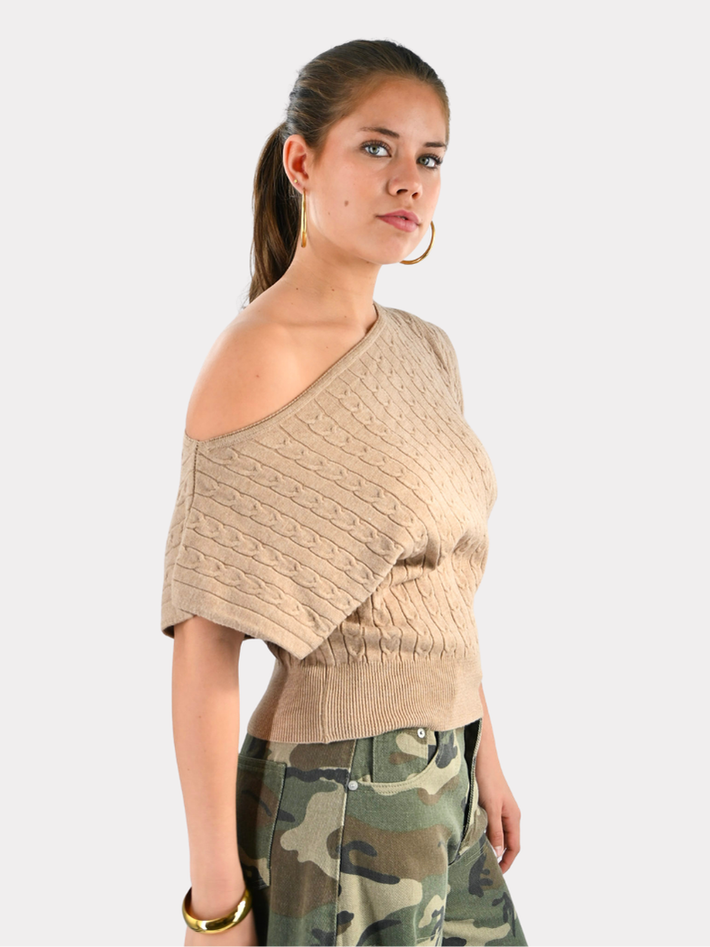 Top Mare - taupe