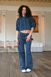 Denim-Glow-Jeans - blau