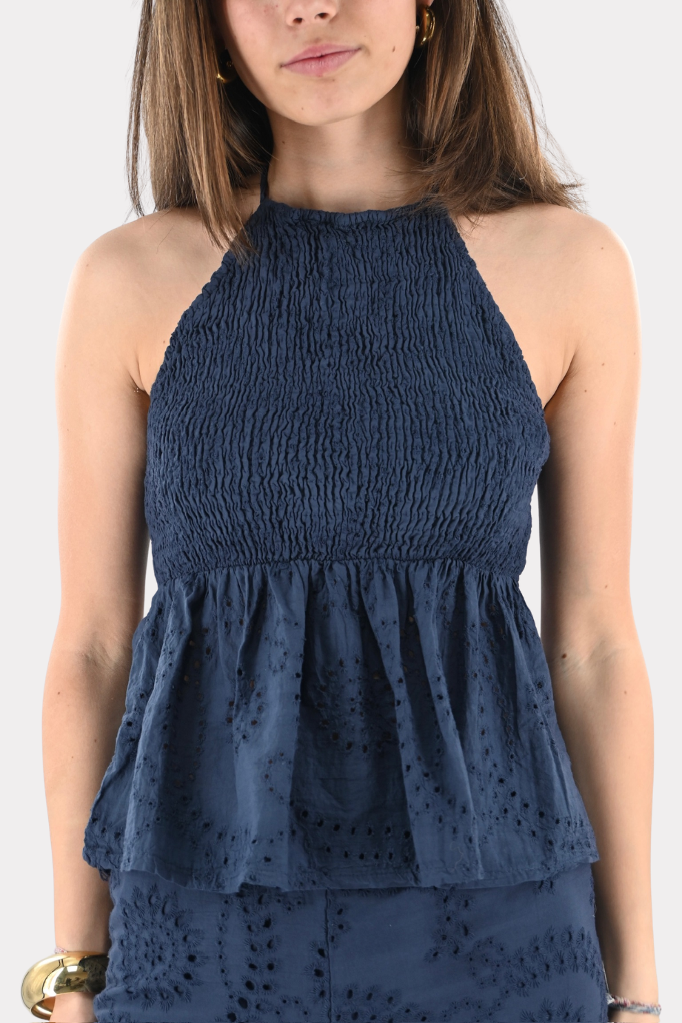 Summer pop top - navy