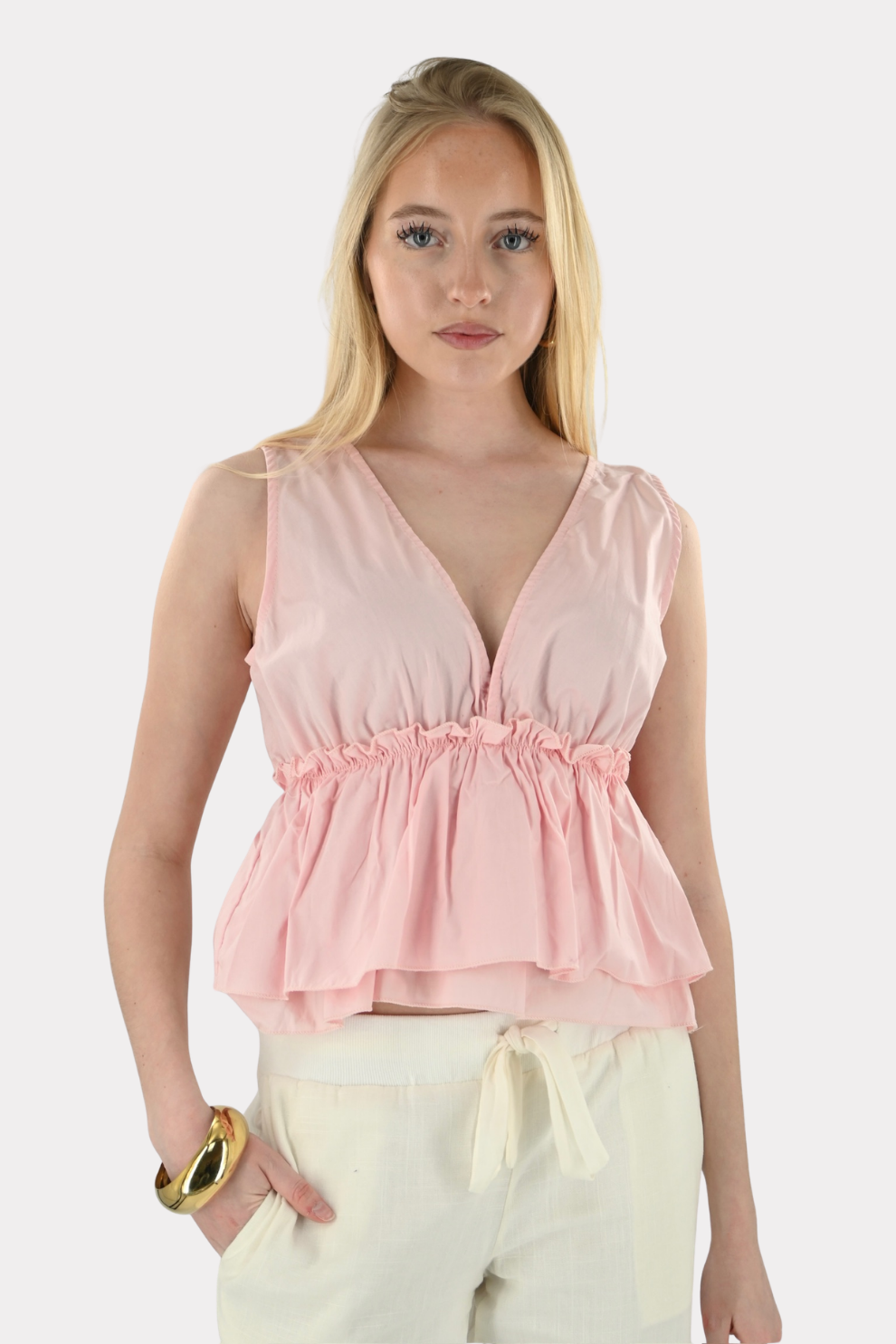 [photo_size]Milou is 1.66m en draagt maat S/M.