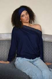 Michelle Spitzenoberteil - Navy