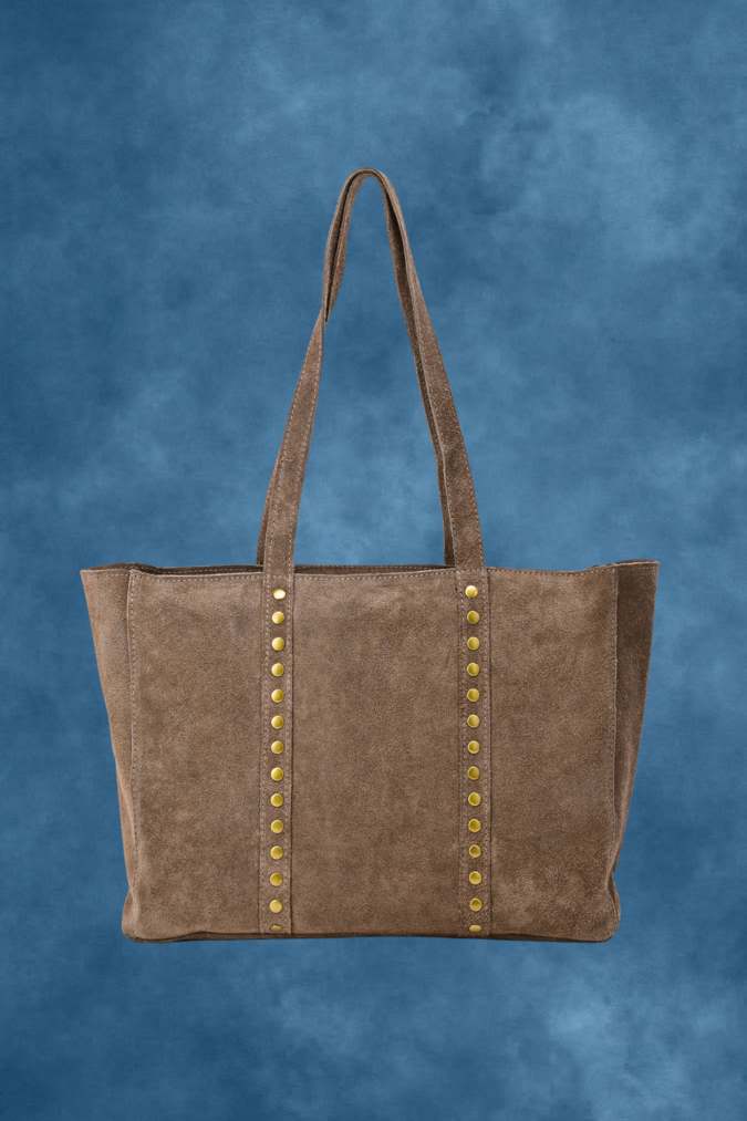 Studs bag - taupe