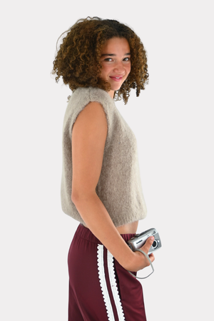 Superweicher Strick - Taupe