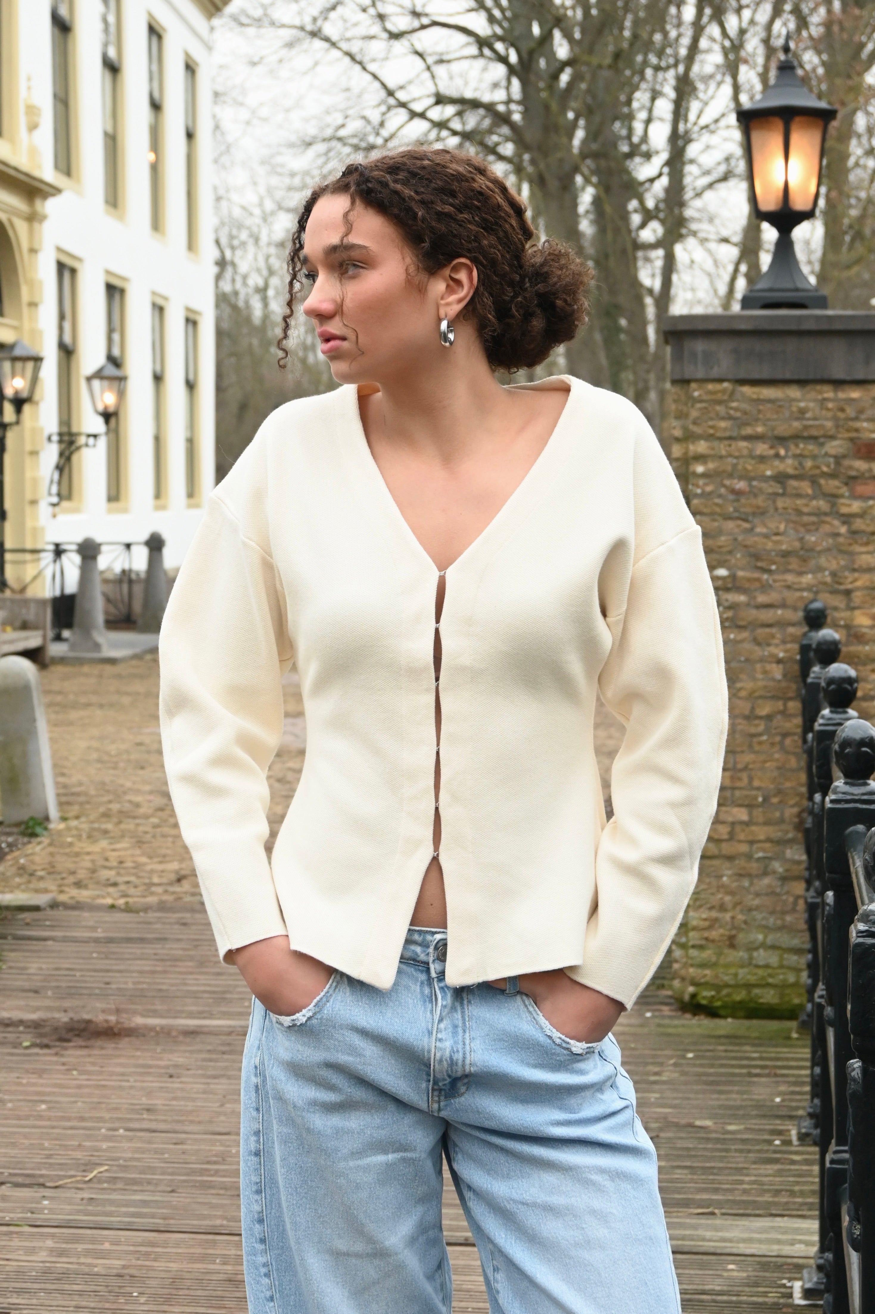 City cardigan - cream