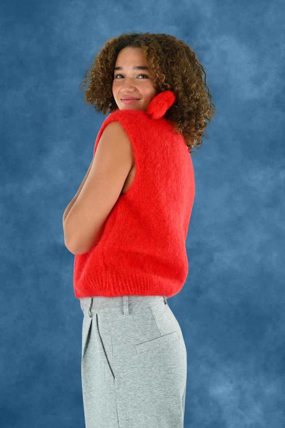 Maille super douce - rouge