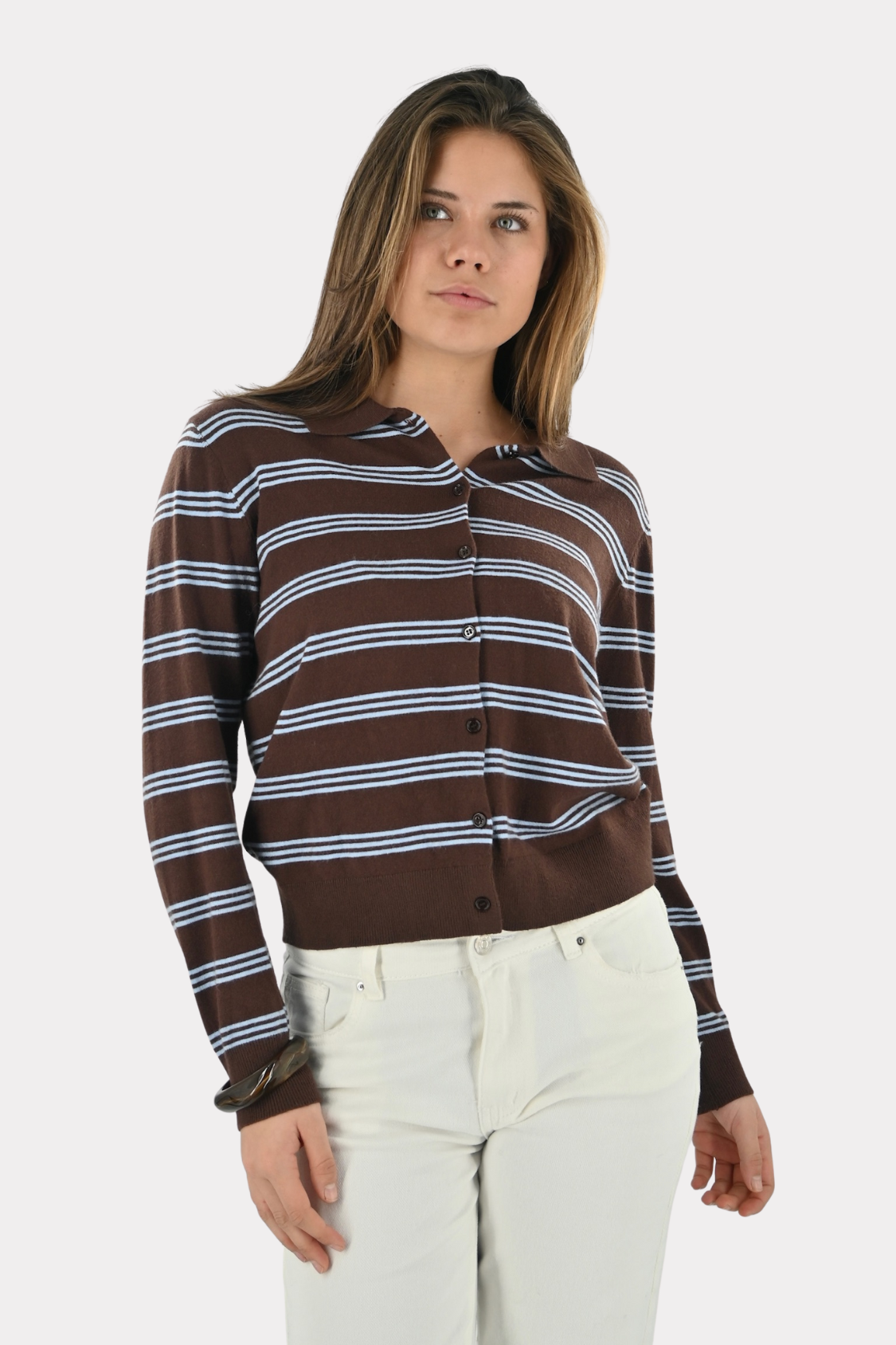Alix-polo-pull-brown-blue-striped-fashiontiger-2